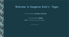 Desktop Screenshot of kangarookate.com