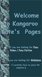 Mobile Screenshot of kangarookate.com